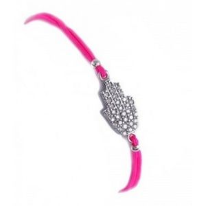 HAMSA PROTECTION BRACELET PINK